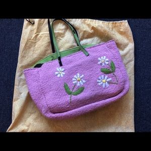 Fendi Flower Knit Tote